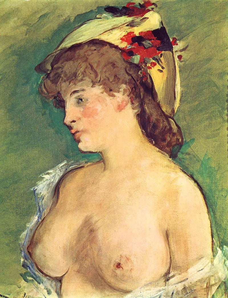 A Loira com seios nus - Édouard Manet
