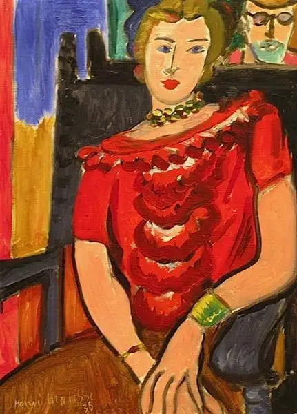 A Blusa Vermelha - Henri Matisse