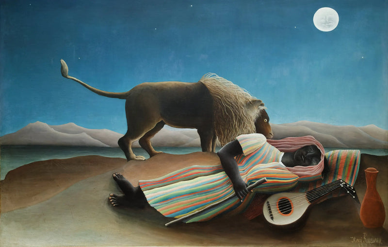 A Boêmia Adormecida - Henri Rousseau