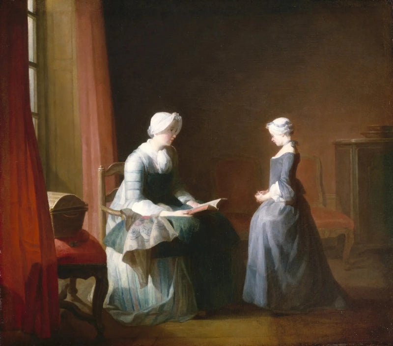 A boa educação - Jean Simeón Chardin