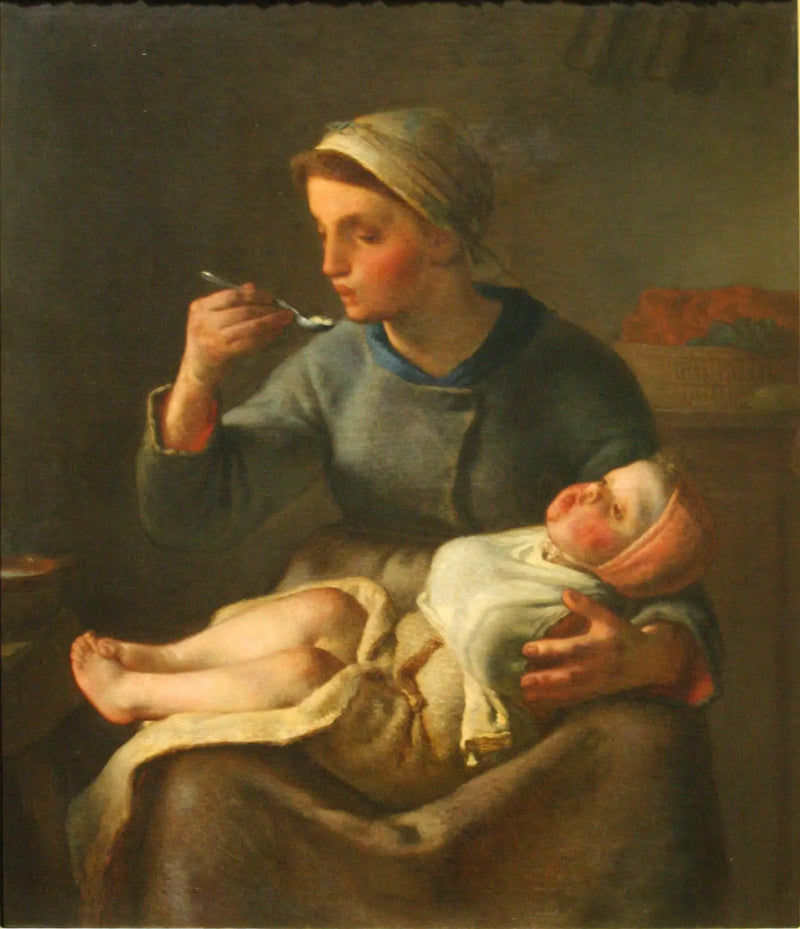 A papa - Jean-François Millet