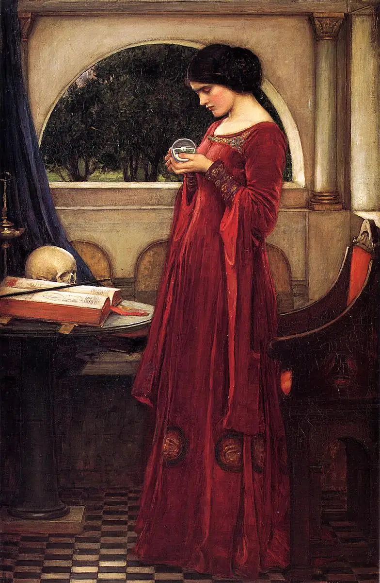A bola de cristal - John William Waterhouse