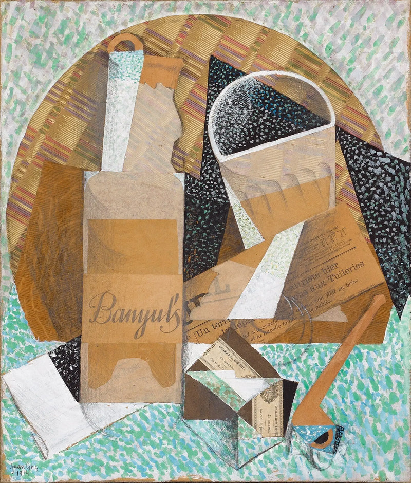 A garrafa de Banyuls - Juan Gris