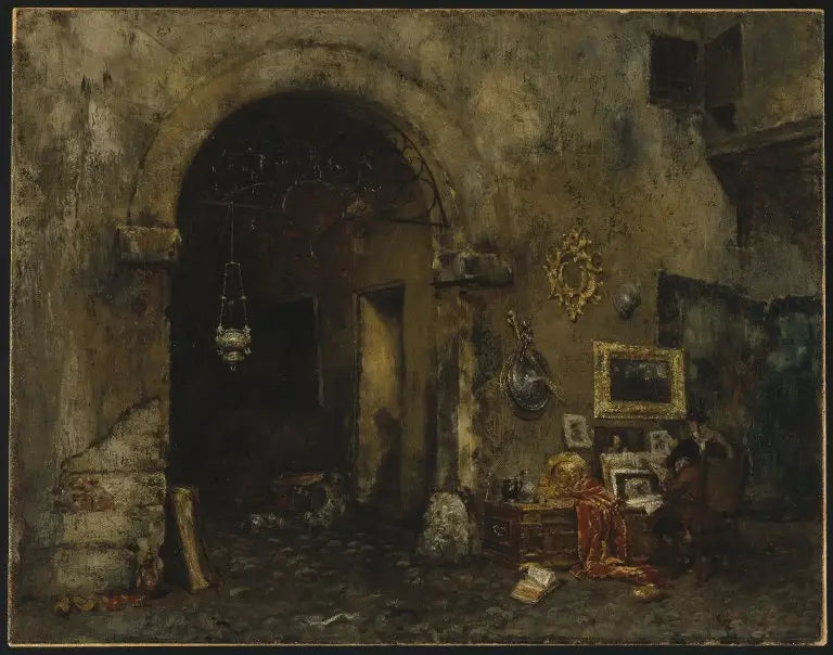 A loja do antiquário - William Merritt Chase