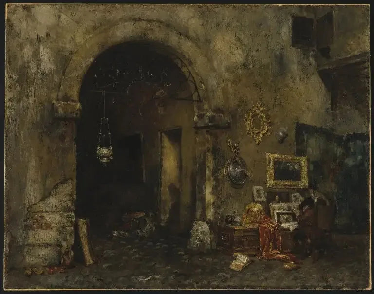 A loja do antiquário - William Merritt Chase