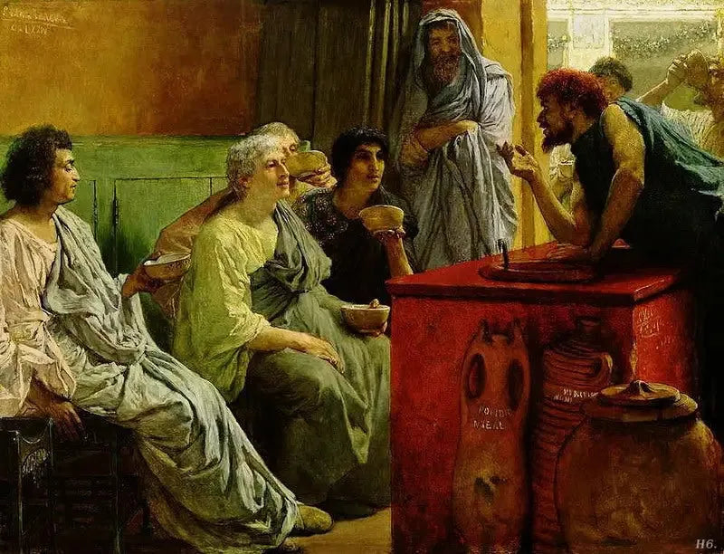 A loja de vinhos - Lawrence Alma-Tadema