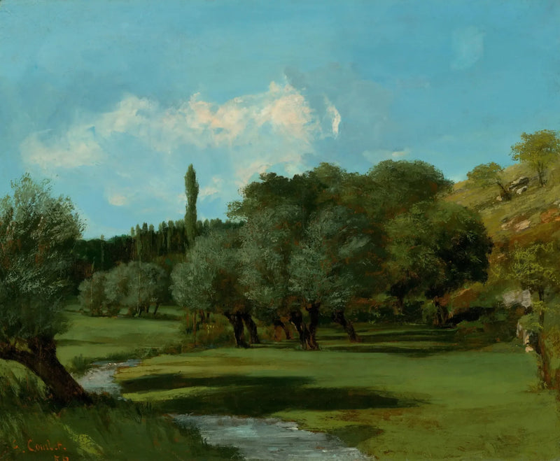 A Bretanha no departamento de Indre - Gustave Courbet
