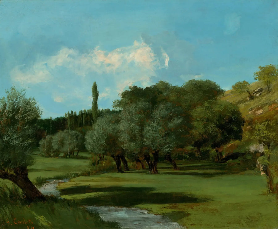 A Bretanha no departamento de Indre - Gustave Courbet