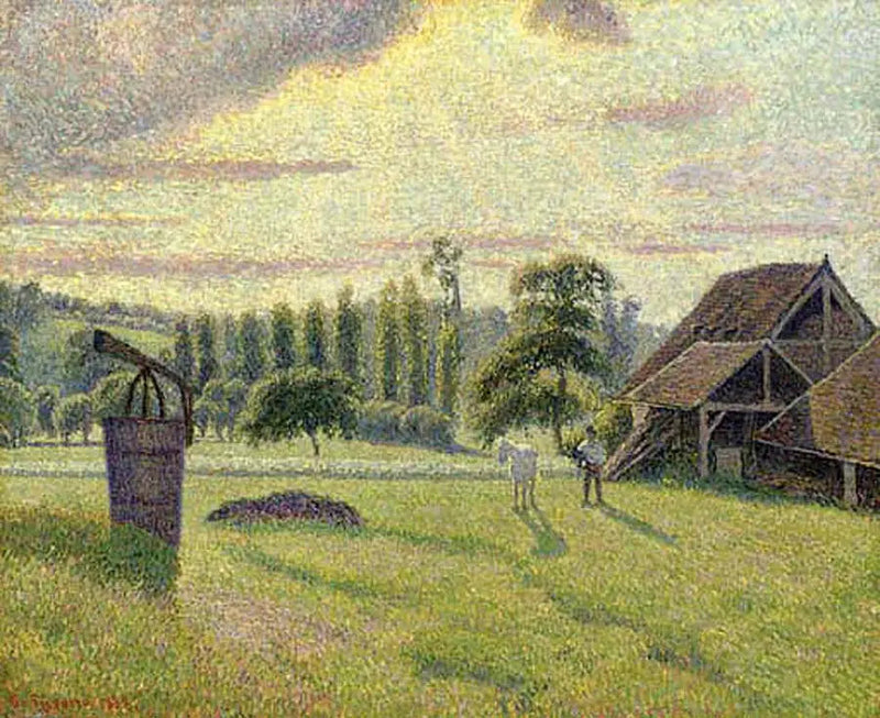 A Briqueterie Delafolie em Éragny - Camille Pissarro