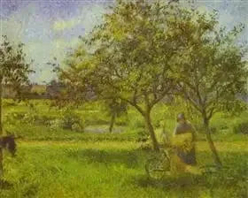 A Carrocinha, sacristão - Camille Pissarro
