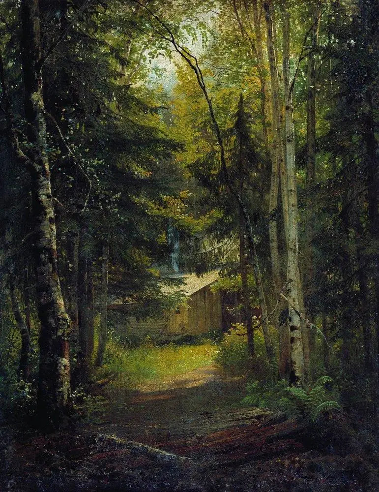 La cabane dans la forêt - Ivan Chichkine - Alpha Reproduction