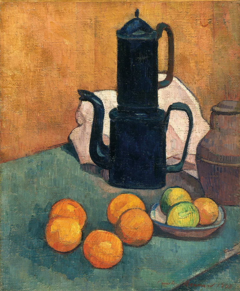 A cafeteira azul - Émile Bernard