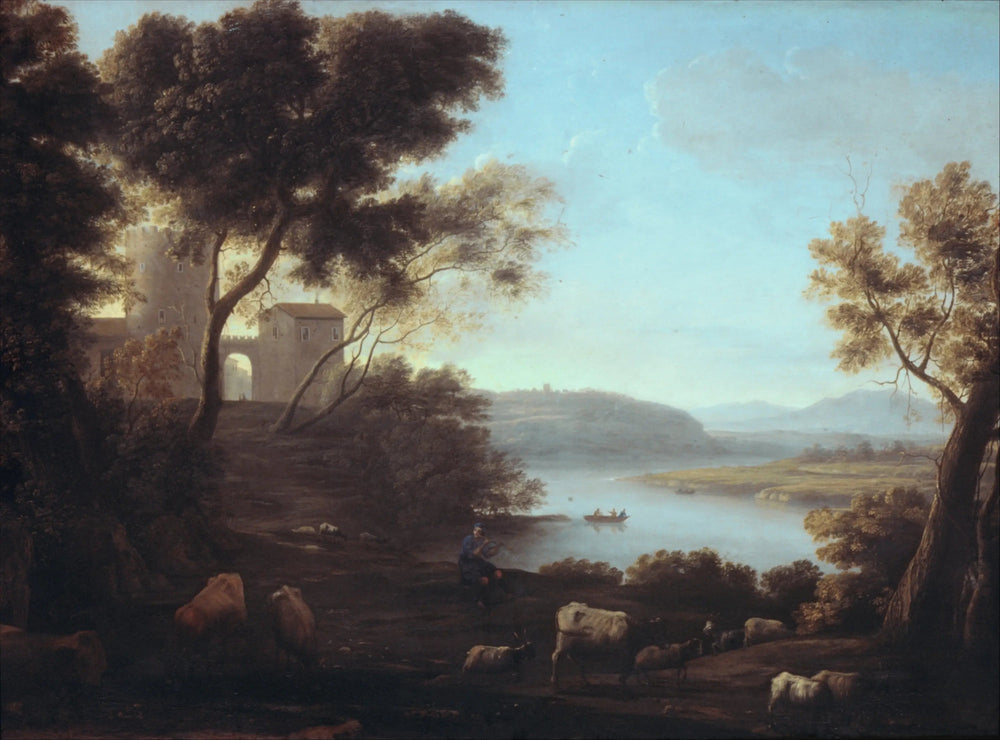 La Campagne romaine - Claude Lorrain image 1 tableau peint à l’huile sur toile