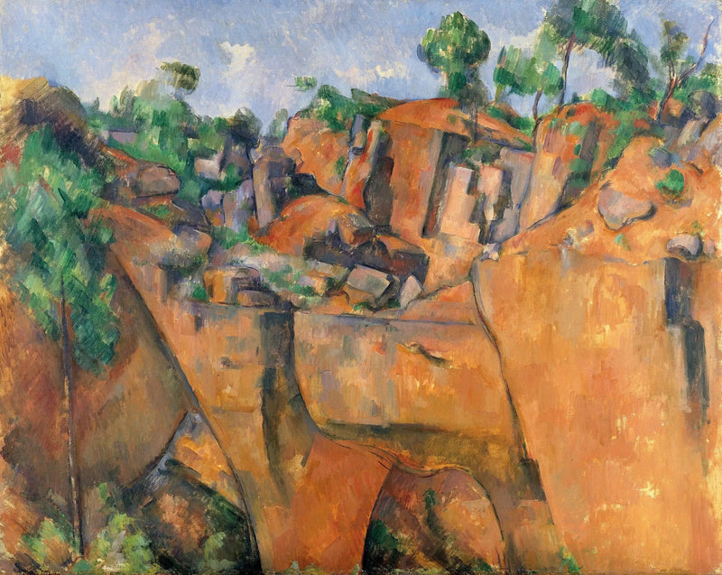 A Pedreira de Bibémus - Paul Cézanne