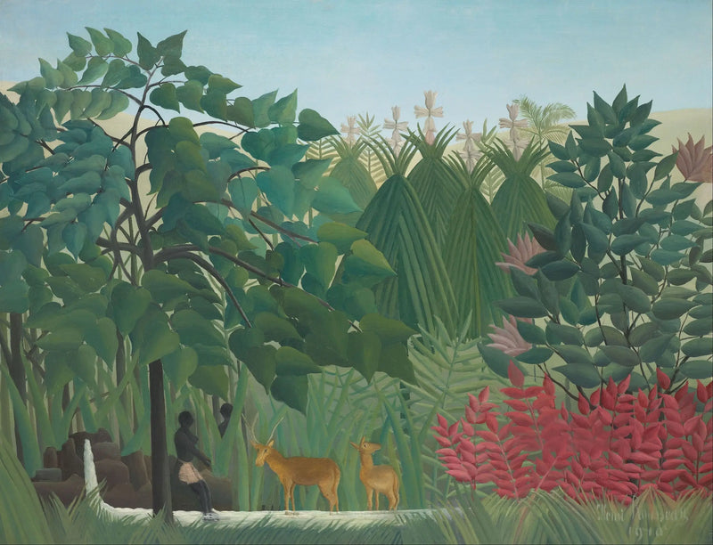 A Cascata - Henri Rousseau