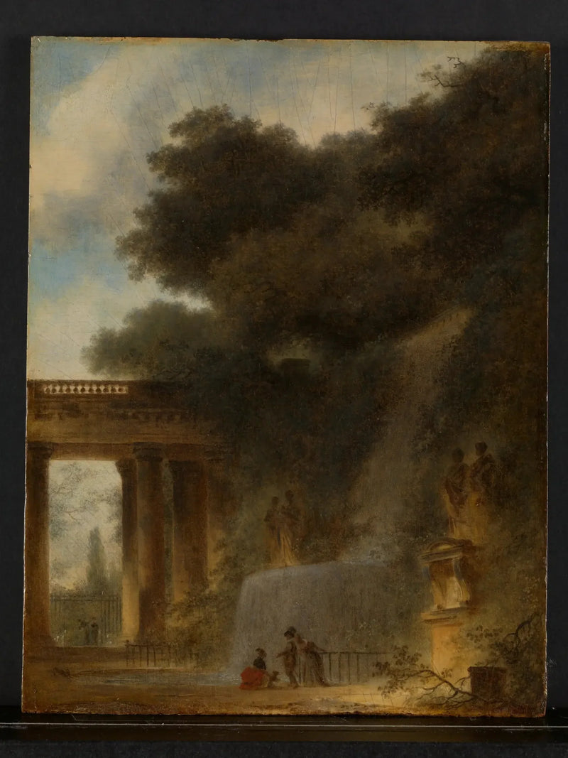 A Cascata - Jean-Honoré Fragonard