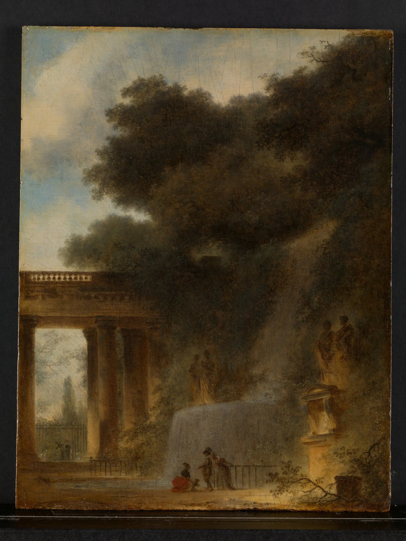 A Cascata - Jean-Honoré Fragonard
