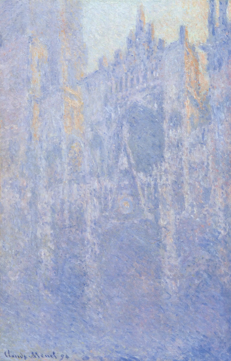A Catedral de Rouen, Portal, Névoa matinal - Claude Monet