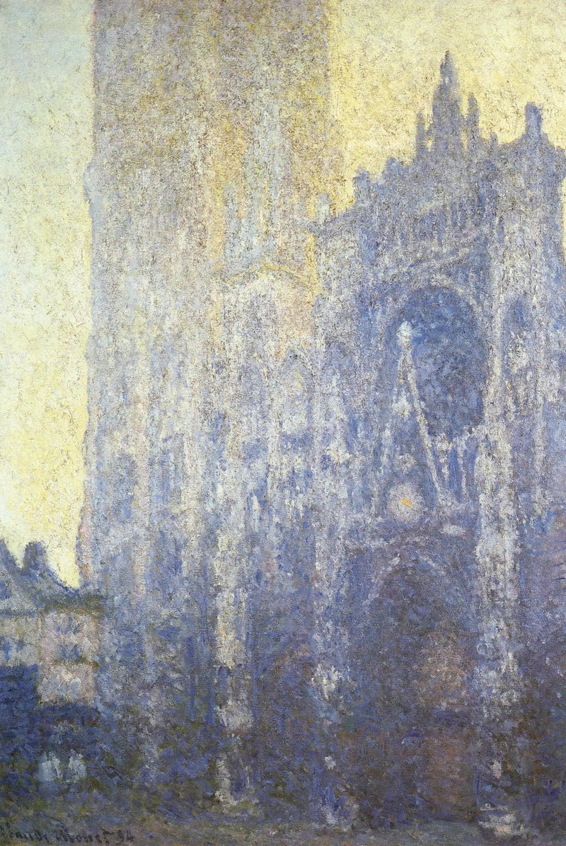 A Catedral de Rouen, Portal, Efeito da manhã - Claude Monet