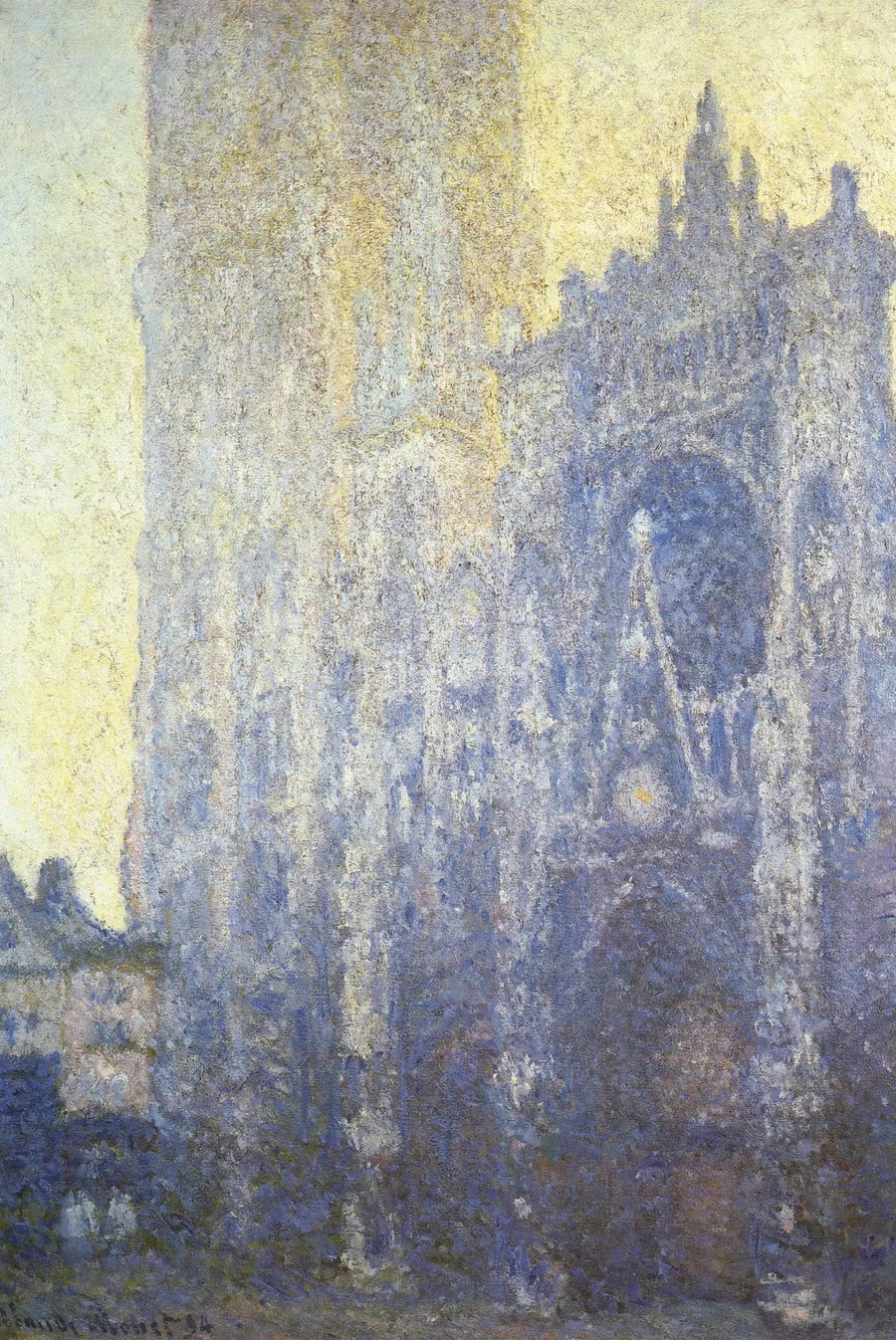 A Catedral de Rouen, Portal, Efeito da manhã - Claude Monet