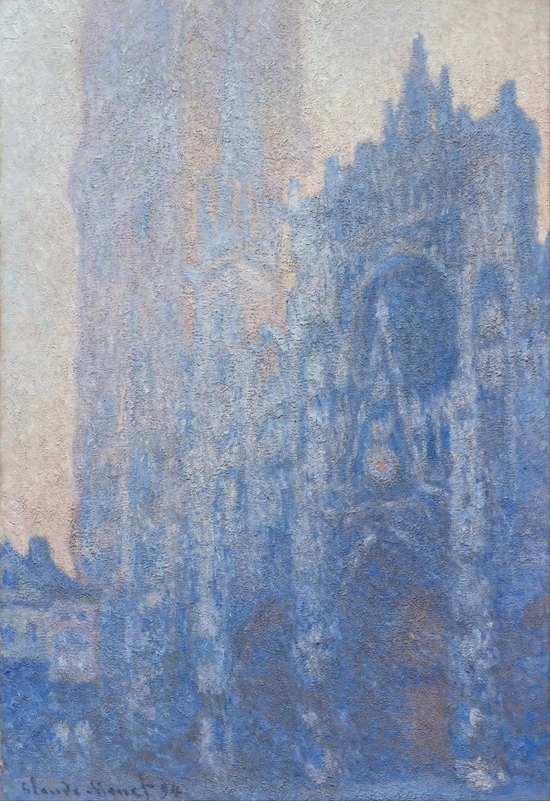 A Catedral de Rouen, o Portal e a Torre d'Albane, Aube - Claude Monet
