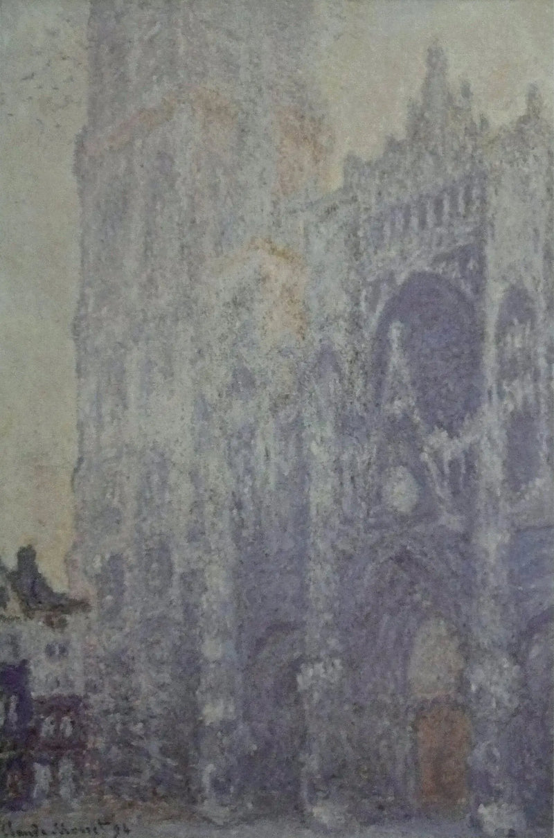 A Catedral de Rouen, o Portal e a Torre Saint-Romain, Efeito da manhã - Claude Monet