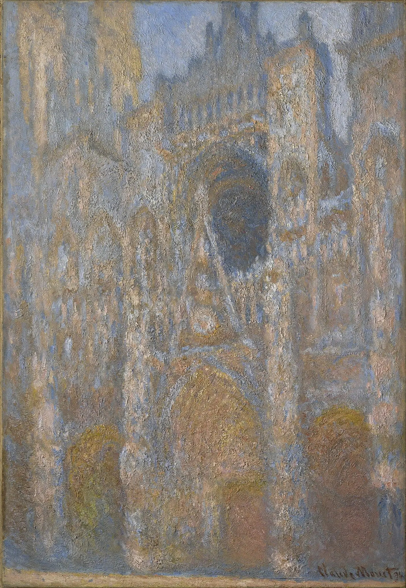 A Catedral de Rouen, o Portal, Meio-dia - Claude Monet