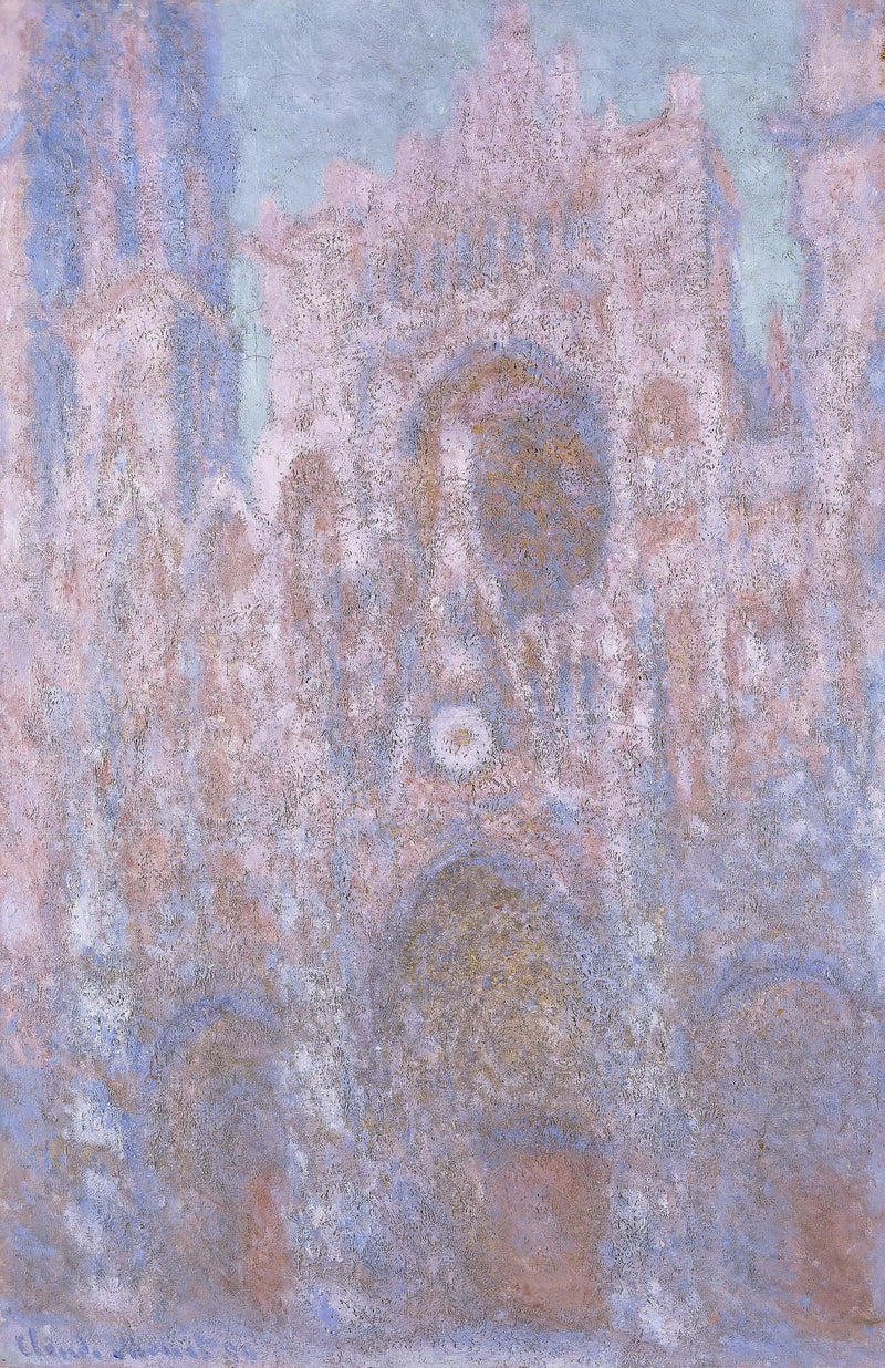 A Catedral de Rouen, Sinfonia em cinza e rosa - Claude Monet