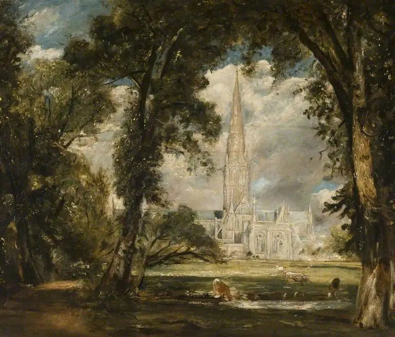 A catedral de Salisbury desde o jardim do bispo - John Constable