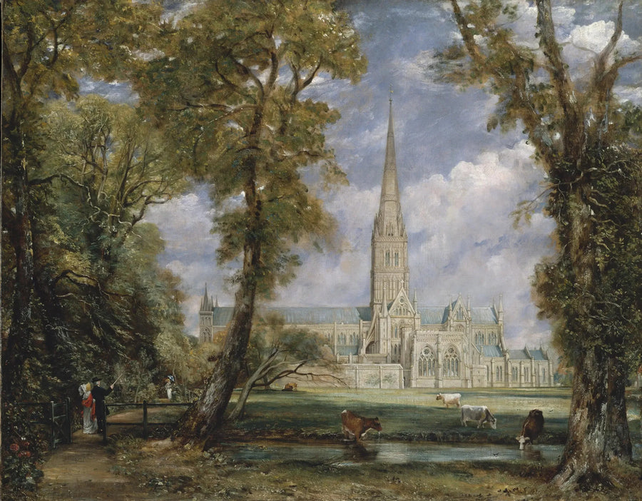 A Catedral de Salisbury vista dos jardins do bispo - John Constable