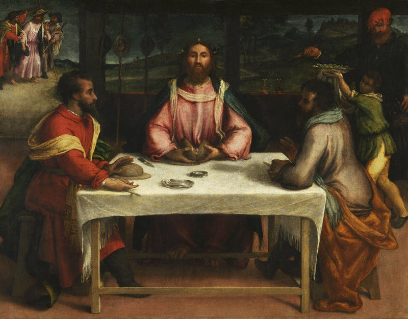 A Última Ceia de Emaús - Lorenzo Lotto