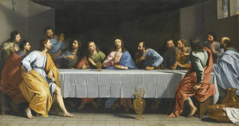 A Última Ceia, também conhecida como A Pequena Última Ceia - Philippe de Champaigne