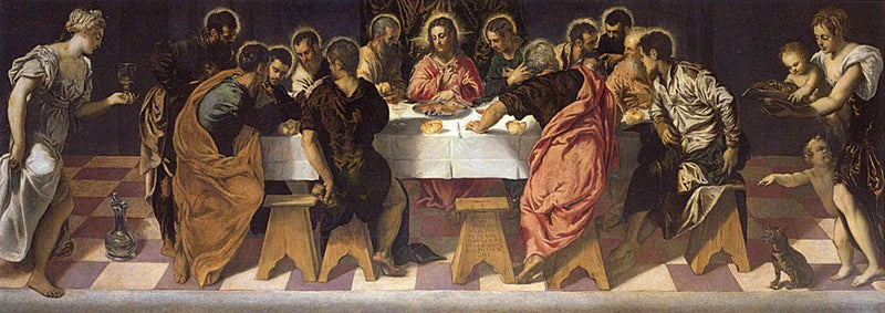 A Última Ceia - Jacopo Tintoretto