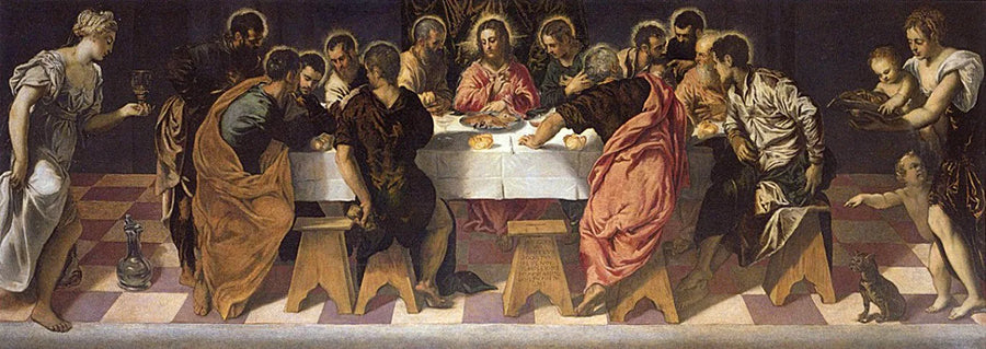 A Última Ceia - Jacopo Tintoretto