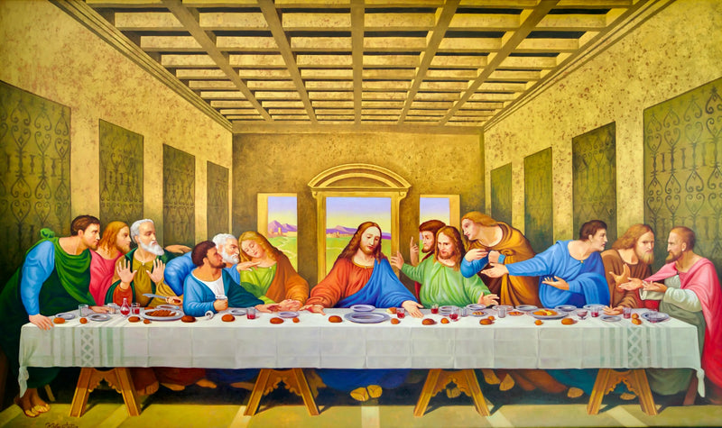A Última Ceia – Uma reinterpretação da obra-prima de Leonardo da Vinci por Master Apollon | 270 x 160 cm