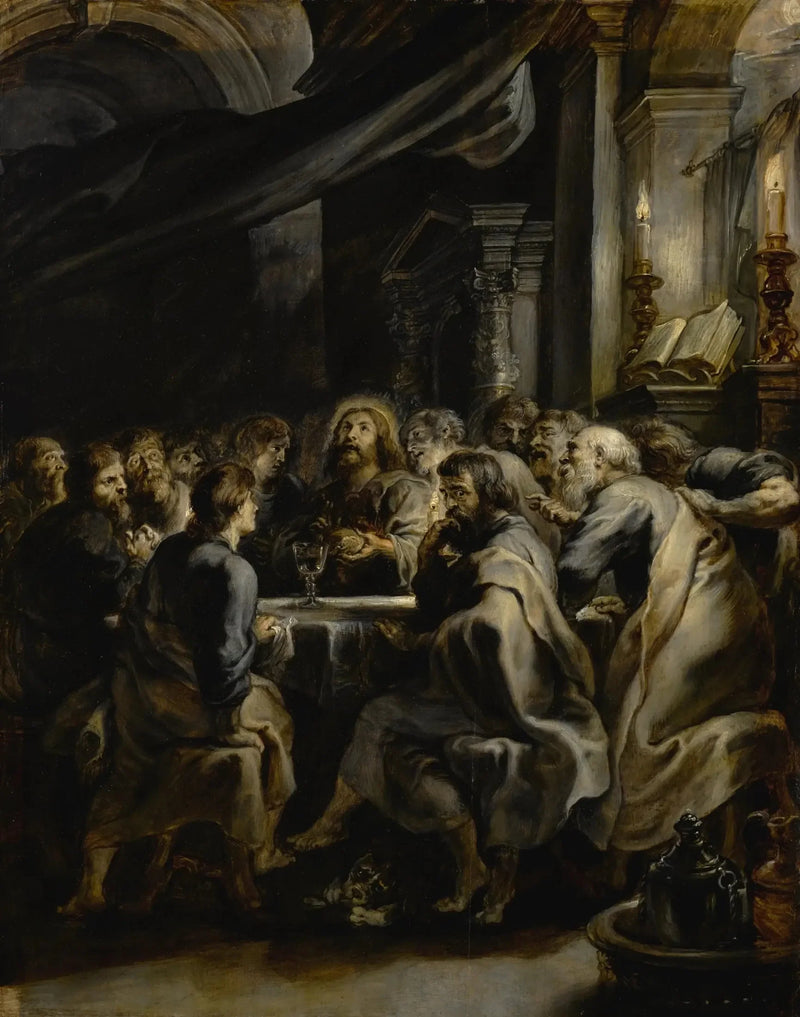 A Última Ceia, circa 1631-1632 - Peter Paul Rubens