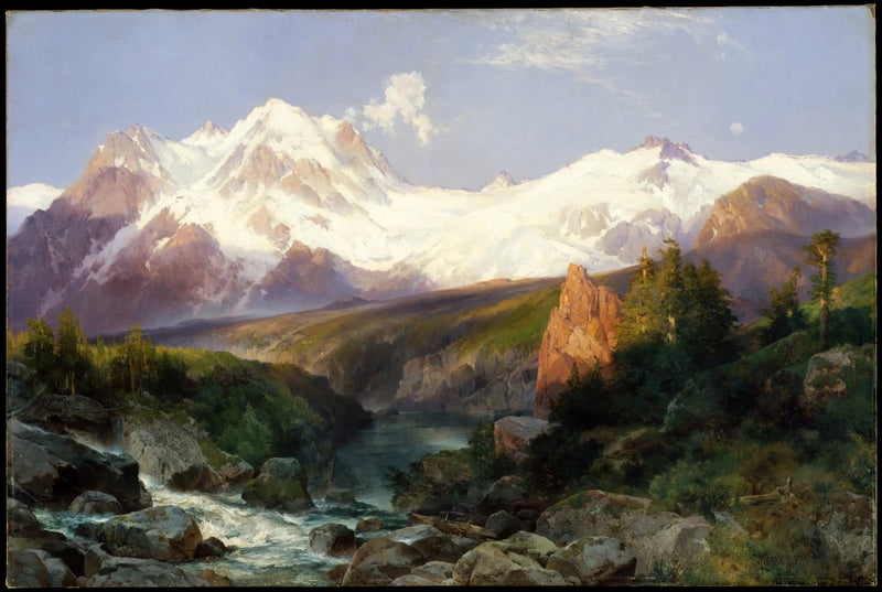 A cadeia dos Tetons - Thomas Moran