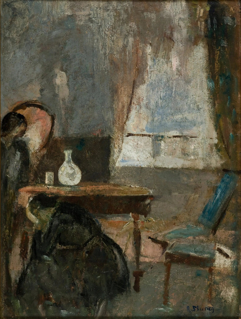 O Quarto do Doente - Edvard Munch