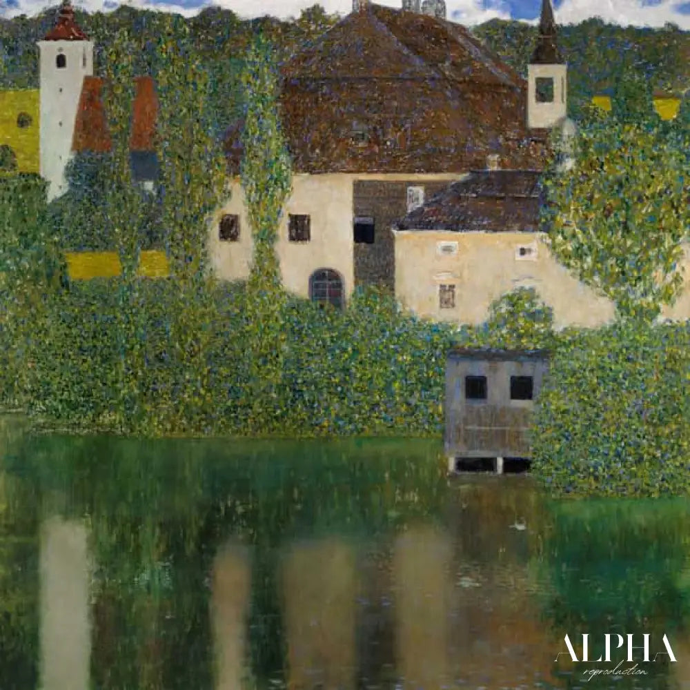 La chambre ferme au Attersee - Gustav Klimt - Reproductions de tableaux et peintures haut de gamme