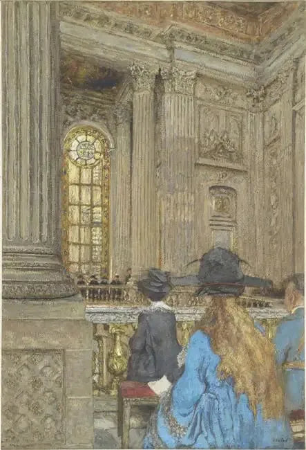 A Capela do castelo de Versalhes - Édouard Vuillard