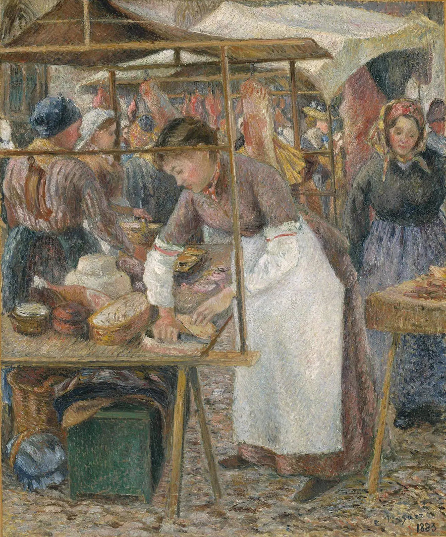 A Charcutière - Camille Pissarro