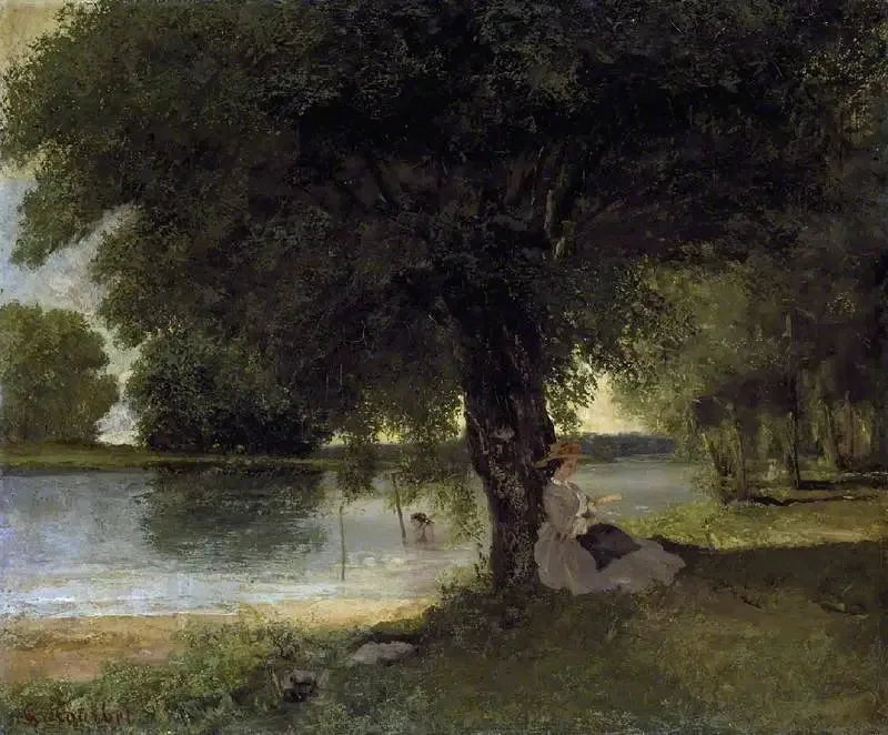 A Charente em Port-Bertaud - Gustave Courbet