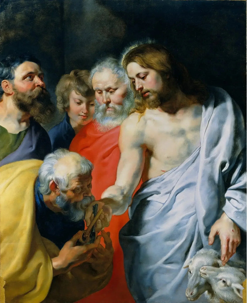 A Coroação de Cristo e Pedro - Peter Paul Rubens