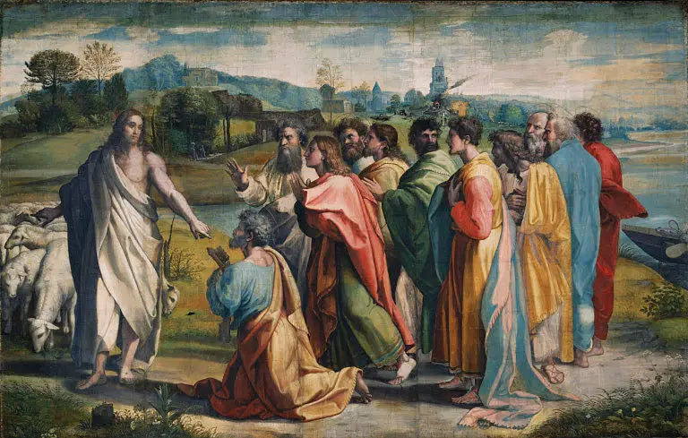 A carga de Cristo a Pedro - Rafael Sanzio