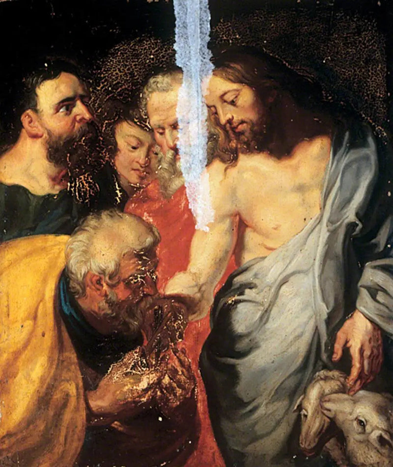 A carga de Cristo a São Pedro - Peter Paul Rubens