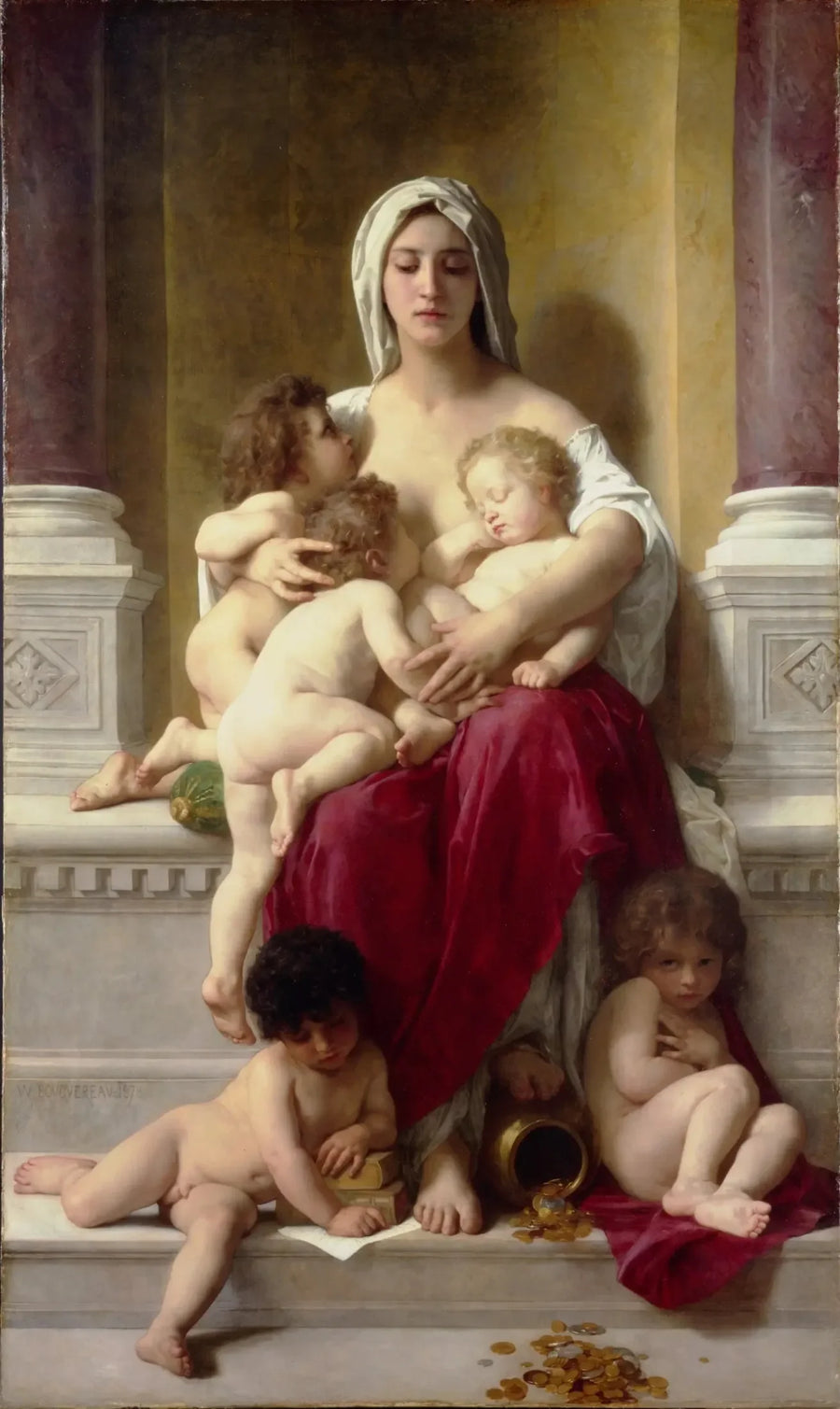 A Caridade - Bouguereau