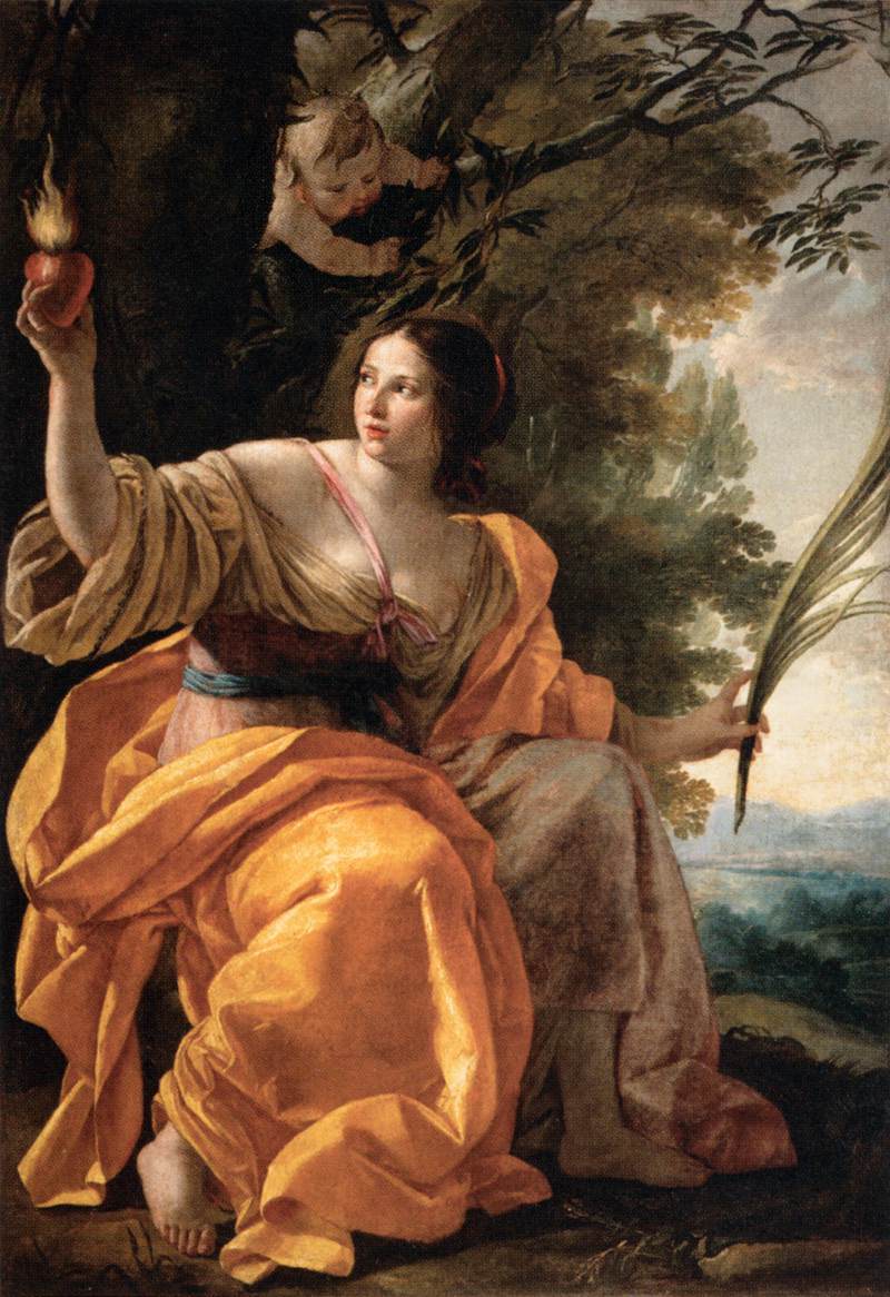 A Caridade Celestial - Simon Vouet