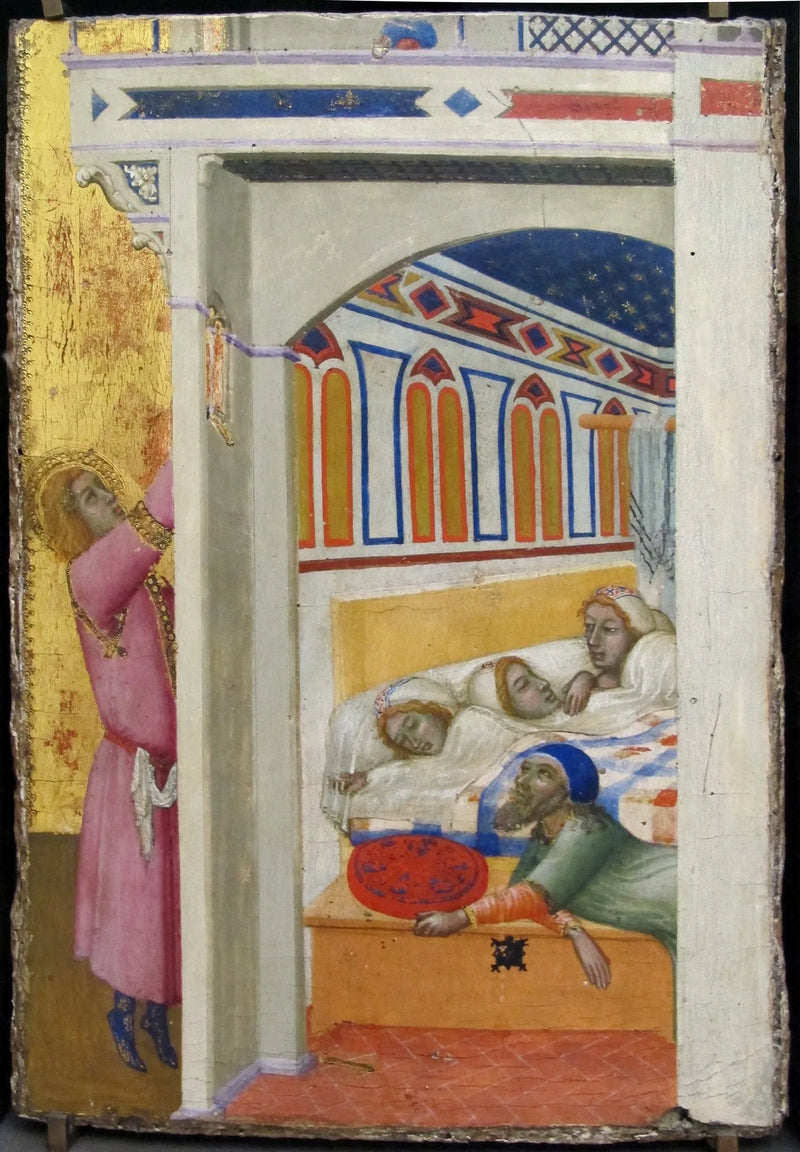 A Caridade de São Nicolau de Bari - Ambrogio Lorenzetti