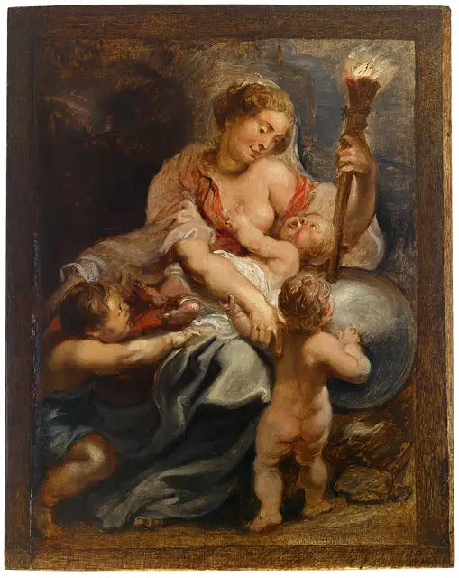 A caridade ilumina o mundo - Peter Paul Rubens