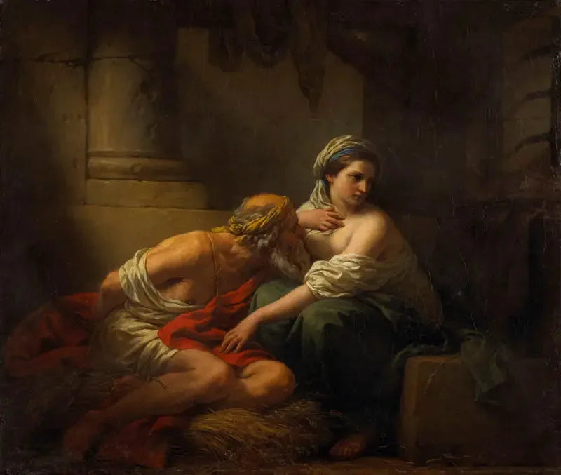A Caridade Romana - Louis Jean François Lagrenée